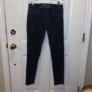 Old Navy dark wash size 4 blue jeans denim mid-rise EUC